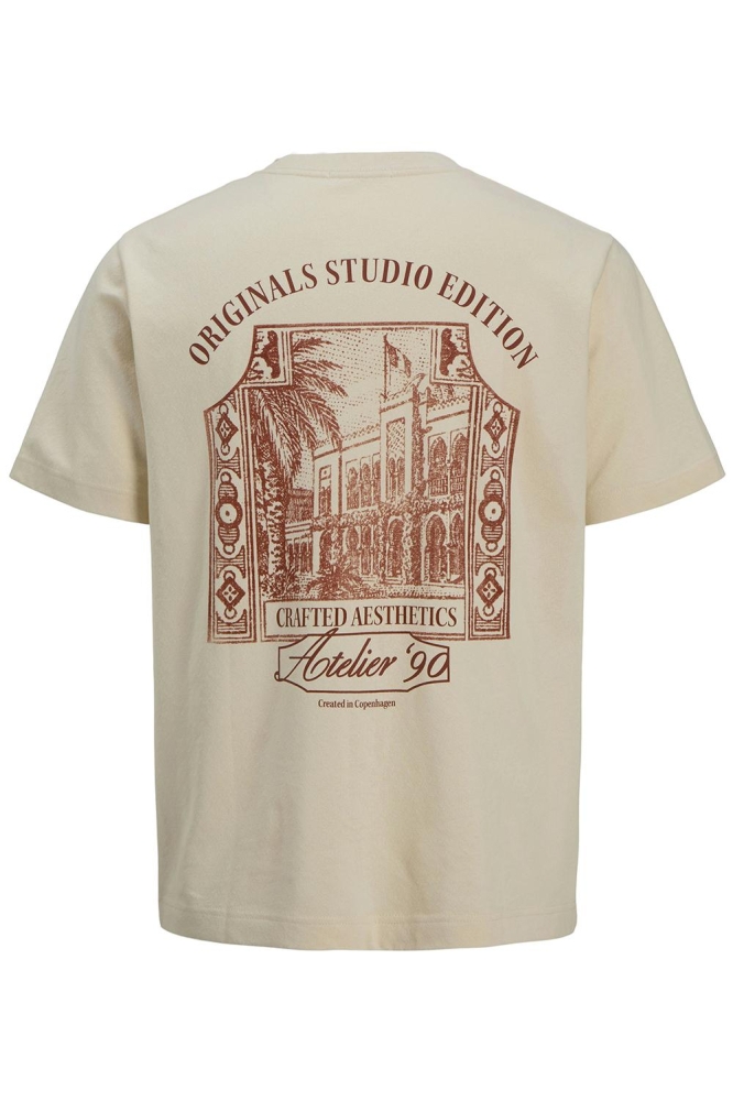 JORHYDRA BACK TEE SS CREW NECK SE25 12277569 ANTIQUE WHITE